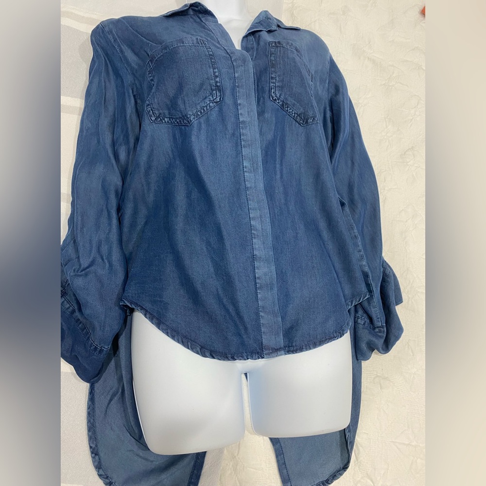 Blue Velvet Heart Long Sleeve